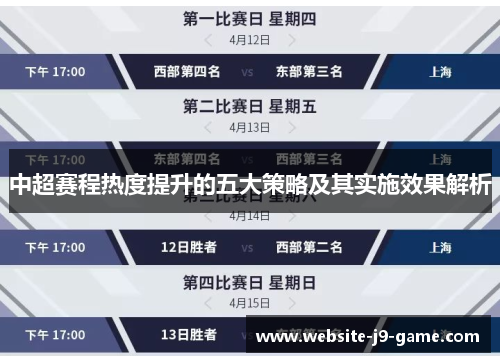 中超赛程热度提升的五大策略及其实施效果解析 中超赛程热度提升的五大策略及其实施效果解析
