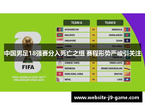 中国男足18强赛分入死亡之组 赛程形势严峻引关注